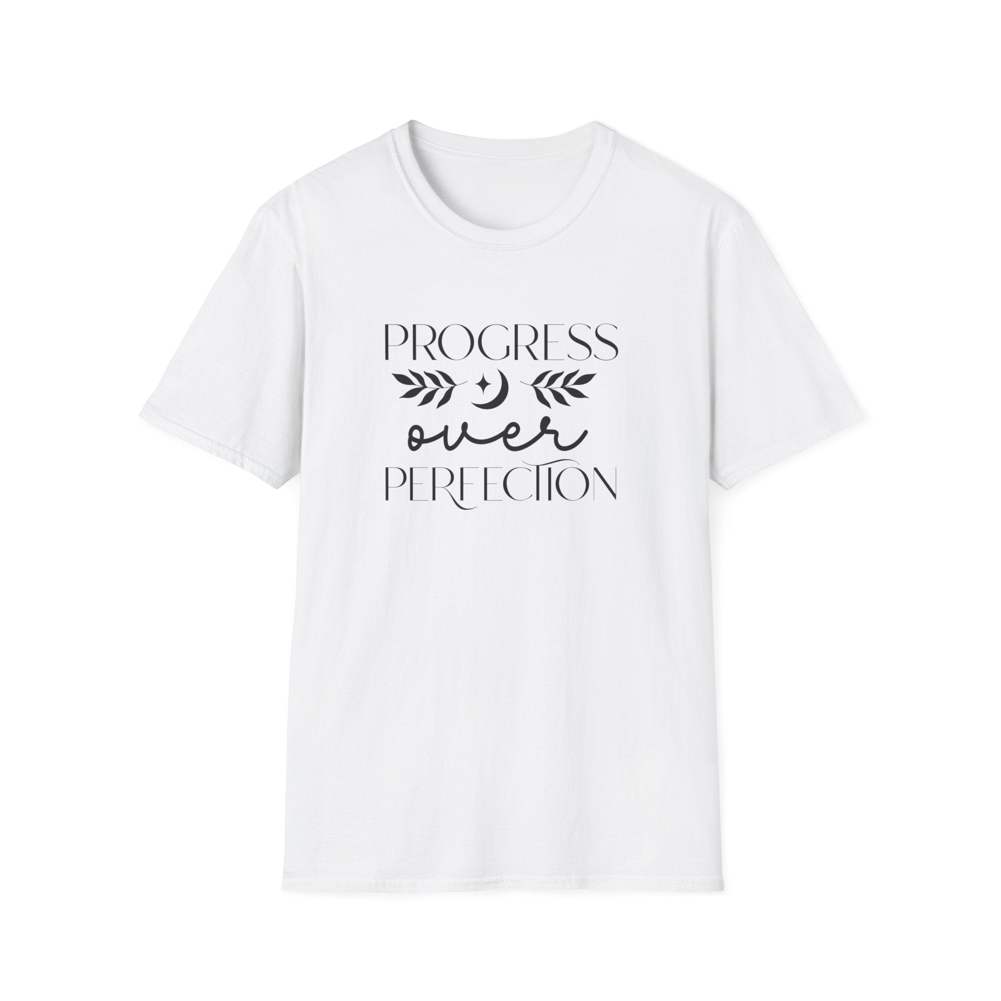 "Progress Over Perfection" Celestial Growth T-Shirt