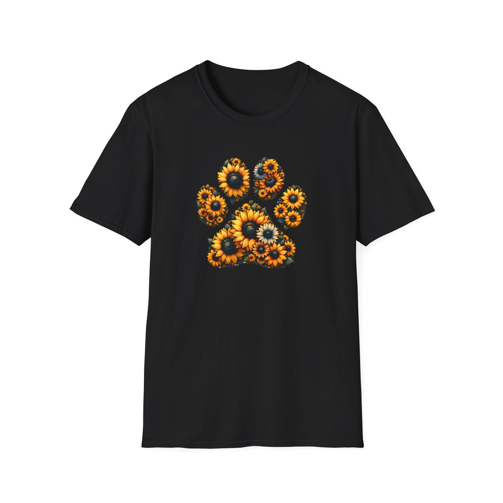 Sunflower Paw Print T-Shirt
