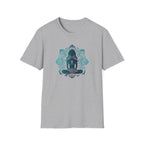 "Serene Lotus" Teal Mandala T-Shirt