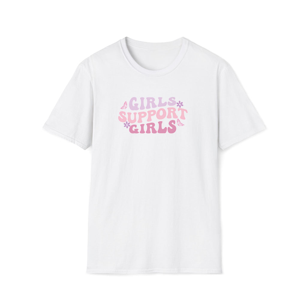 Girls Support Girls Retro Boho T-Shirt
