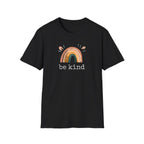 "Be Kind" Earthy Boho Rainbow T-Shirt