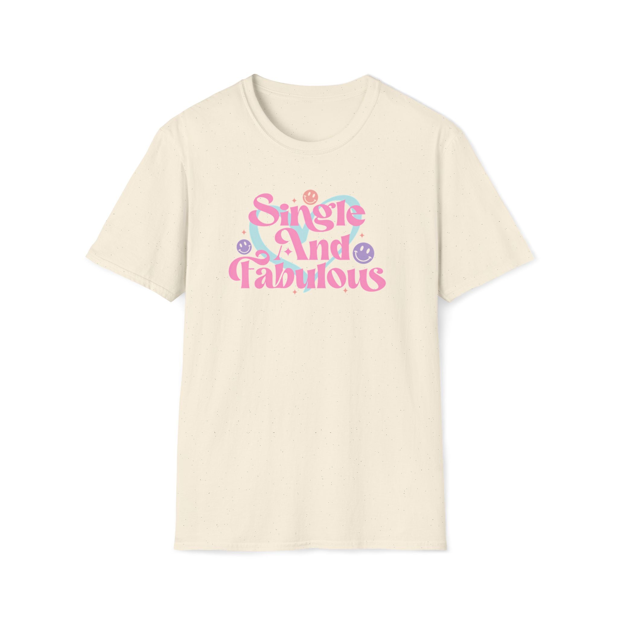 Single and Fabulous Retro Graphic T-Shirt