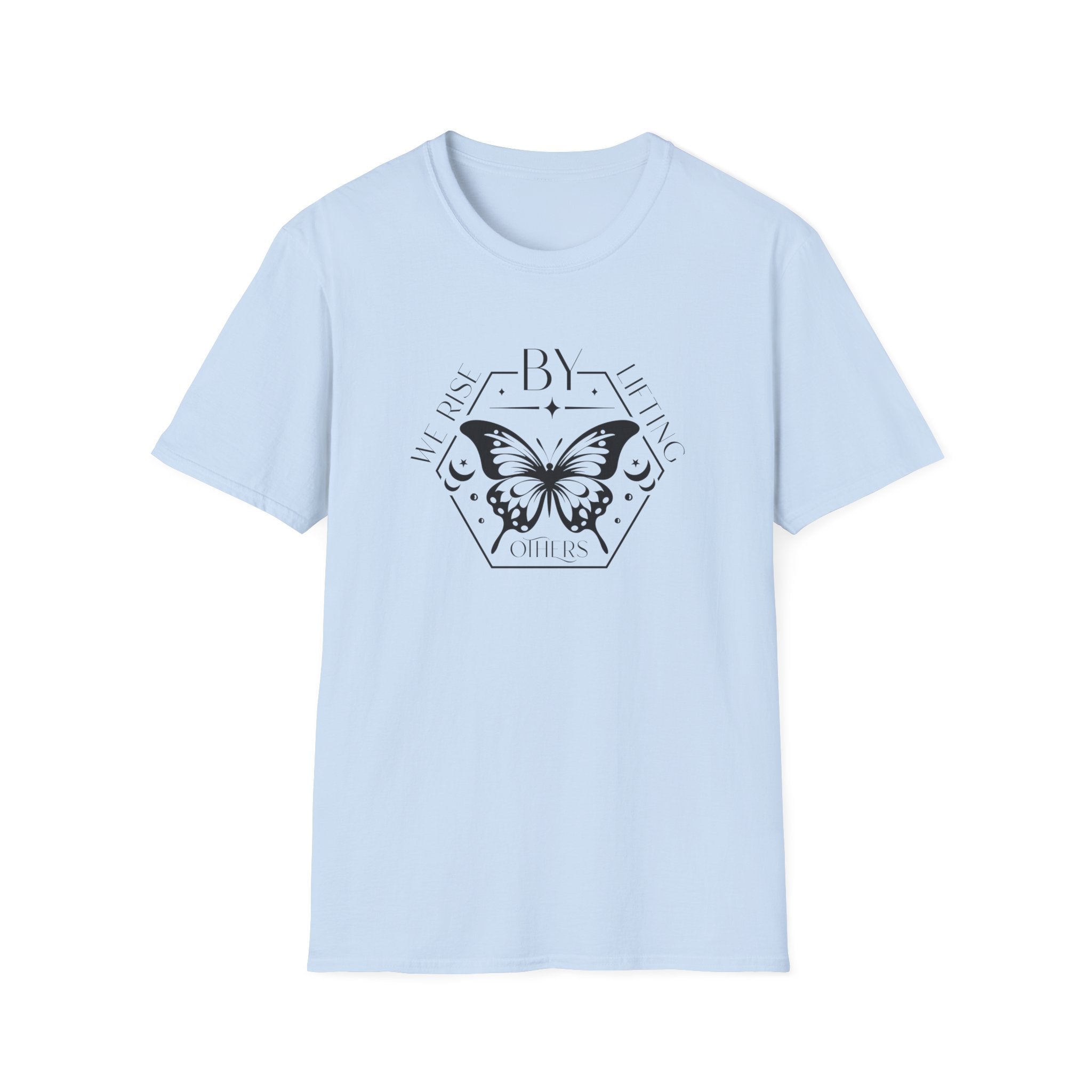 "We Rise" Celestial Butterfly Mantra T-Shirt
