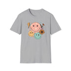 Electric Smiley Face Graphic T-Shirt