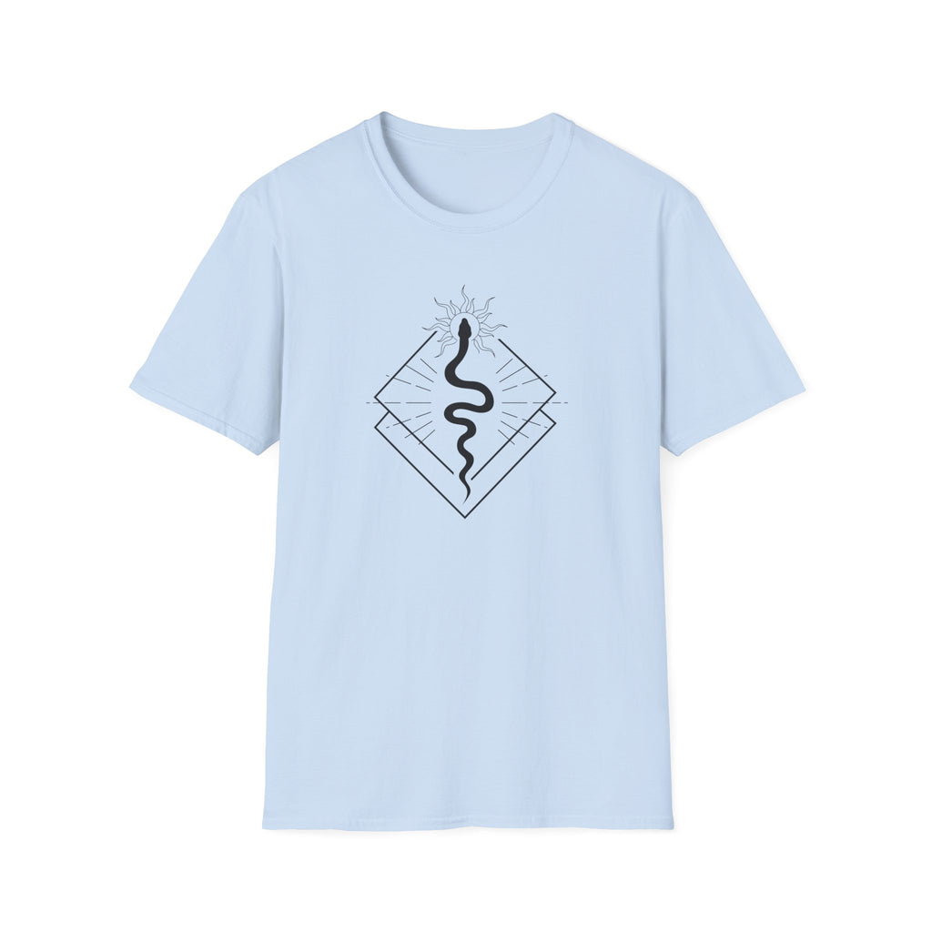 "Solar Serpent" Geometric Boho T-Shirt