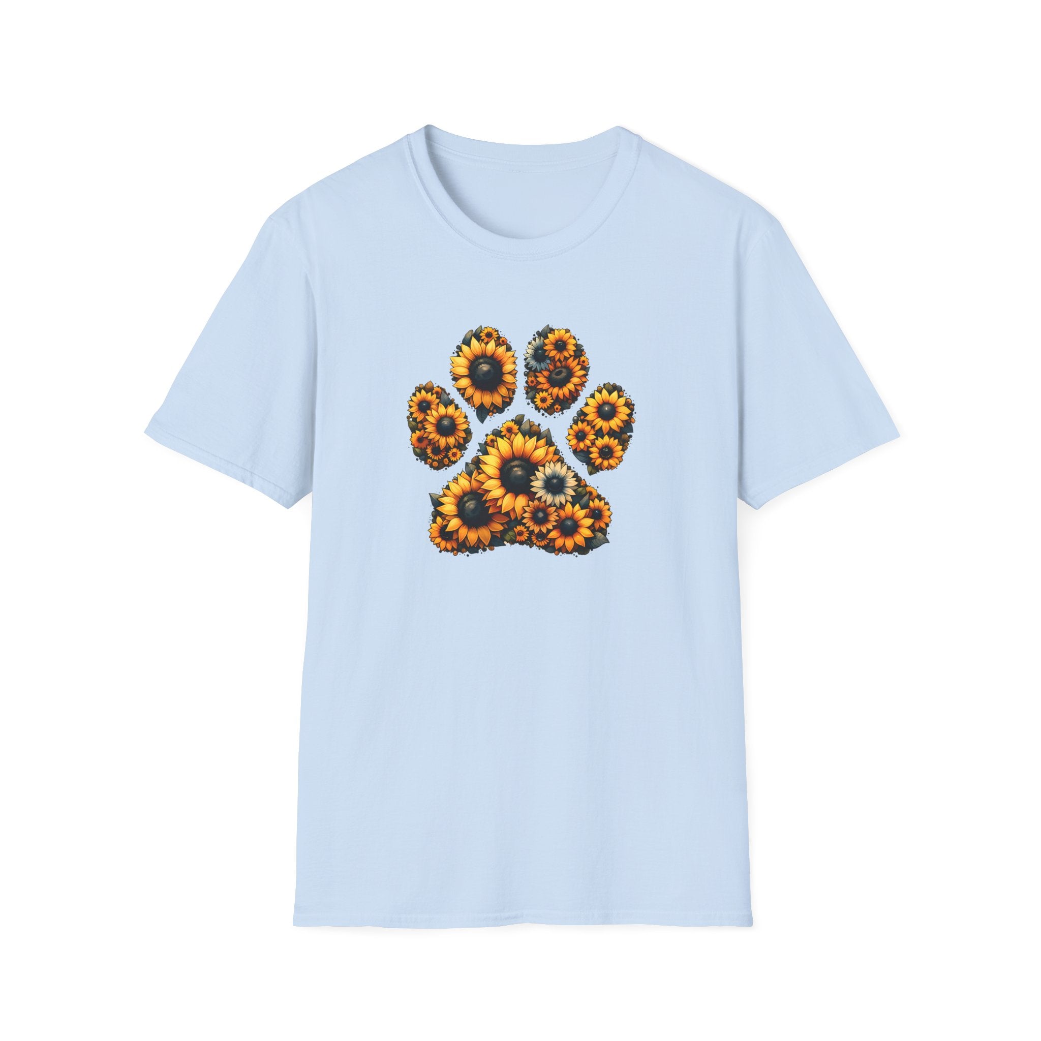 Sunflower Paw Print T-Shirt