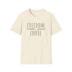 "Freedom & Coffee" Wanderlust Graphic  T-Shirt