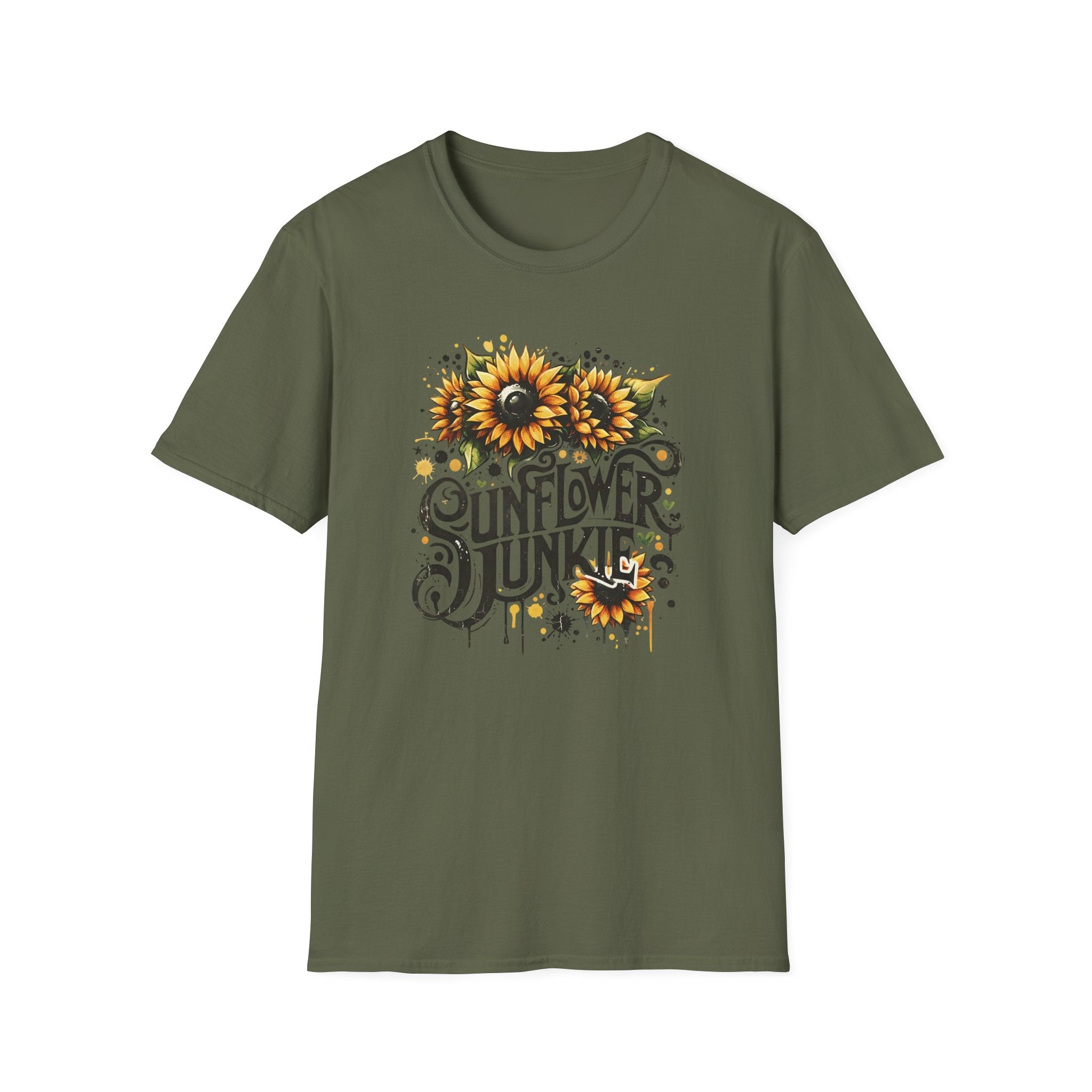 Edgy Sunflower T-Shirt