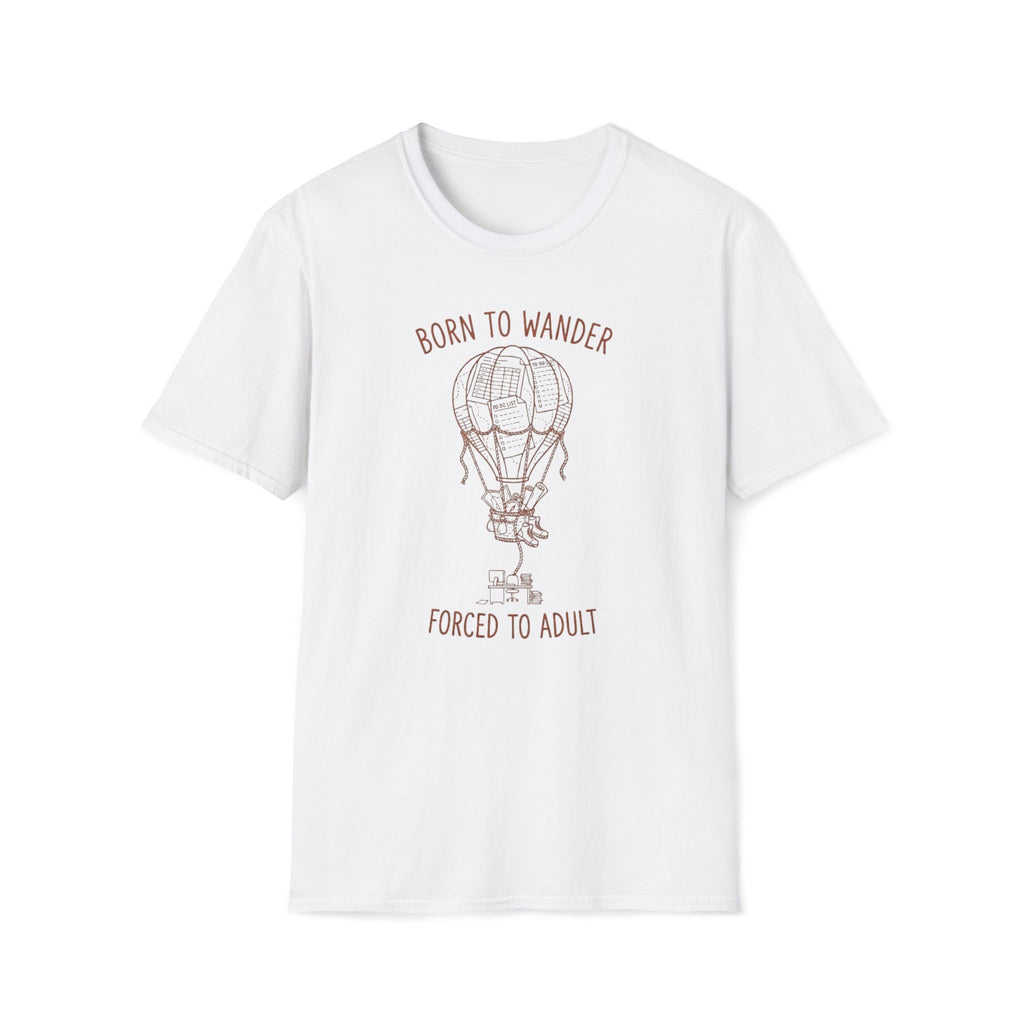 "Wanderlust & Work-Life Balance" Graphic T-Shirt
