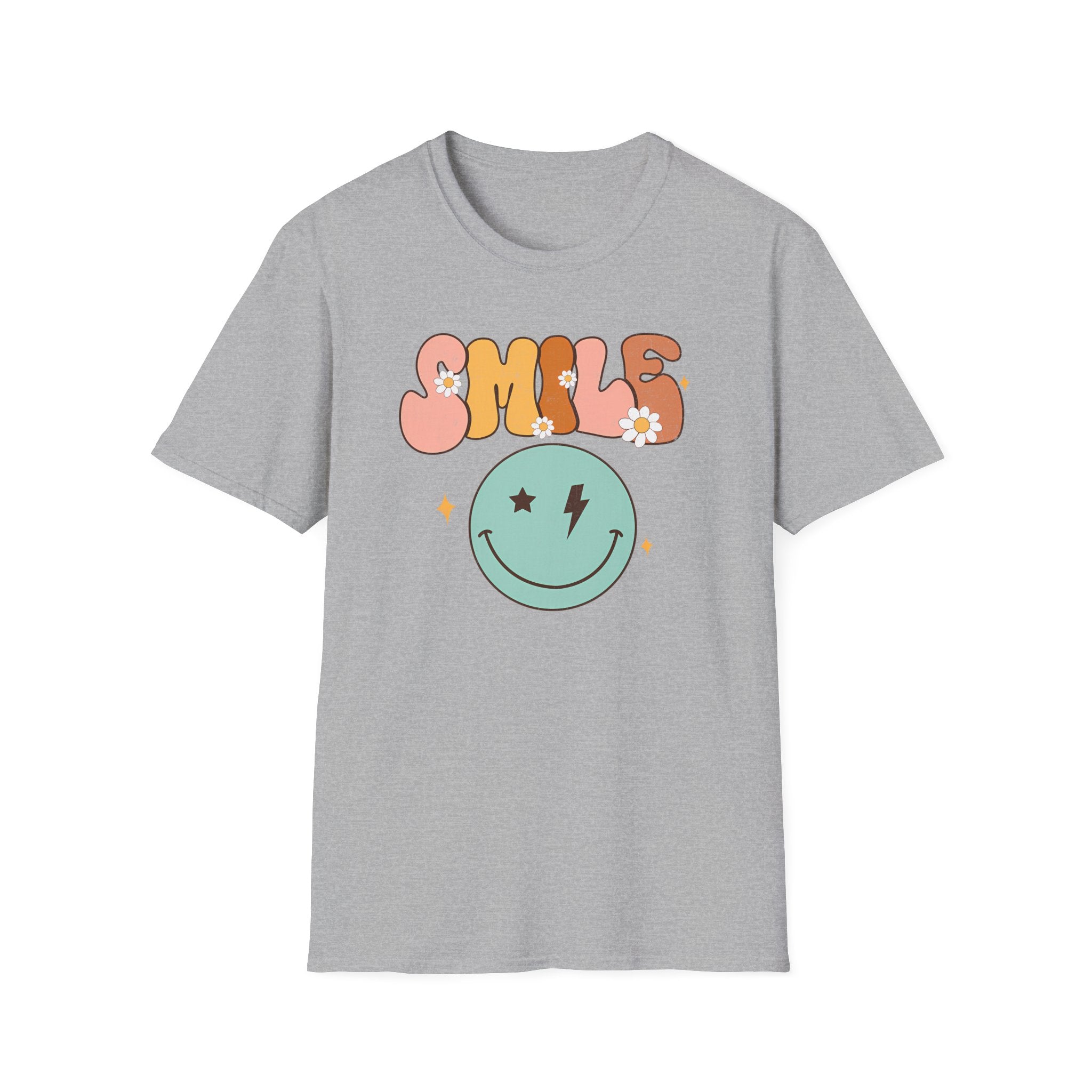 Retro Smile Graphic T-Shirt