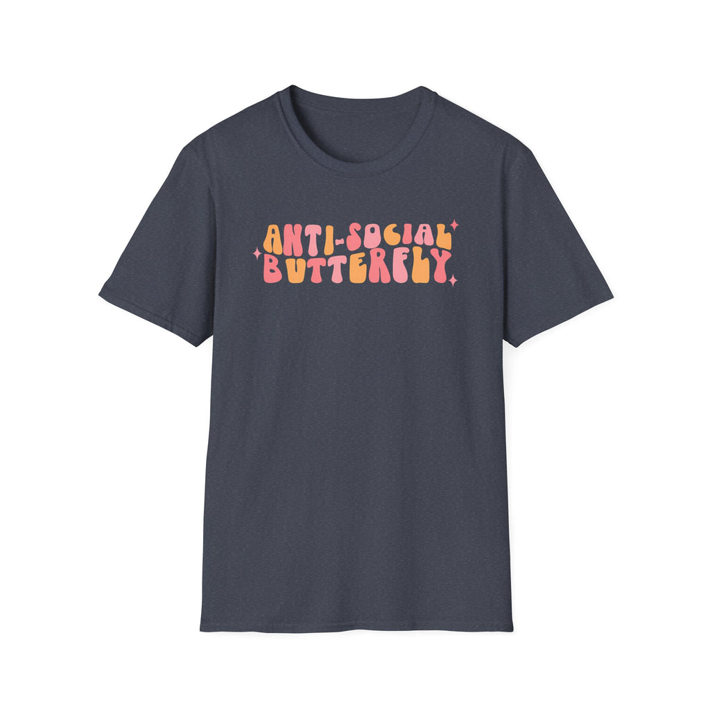 38.	"Anti-Social Butterfly" Graphic T-Shirt