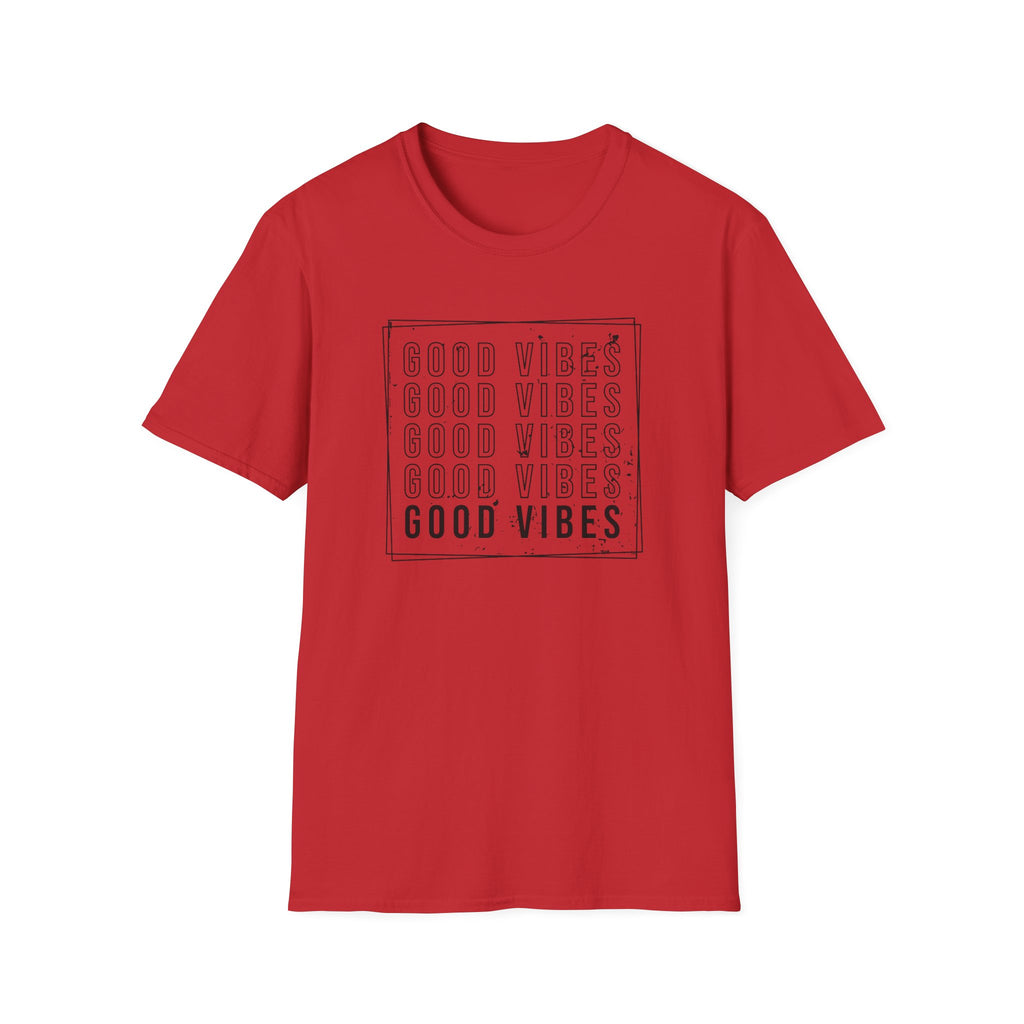 "Good Vibes" Distressed Mantra T-Shirt