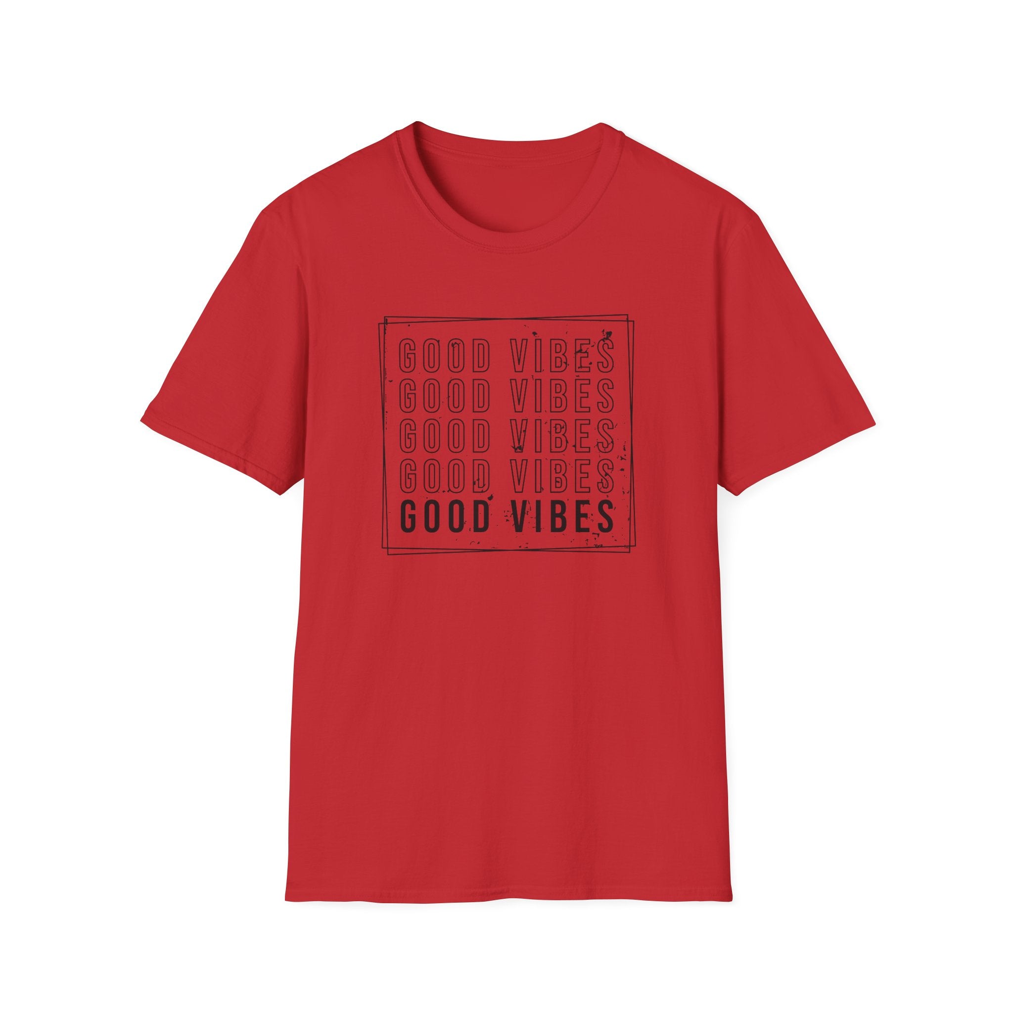 "Good Vibes" Distressed Mantra T-Shirt