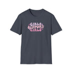 Girls Support Girls Retro Boho T-Shirt