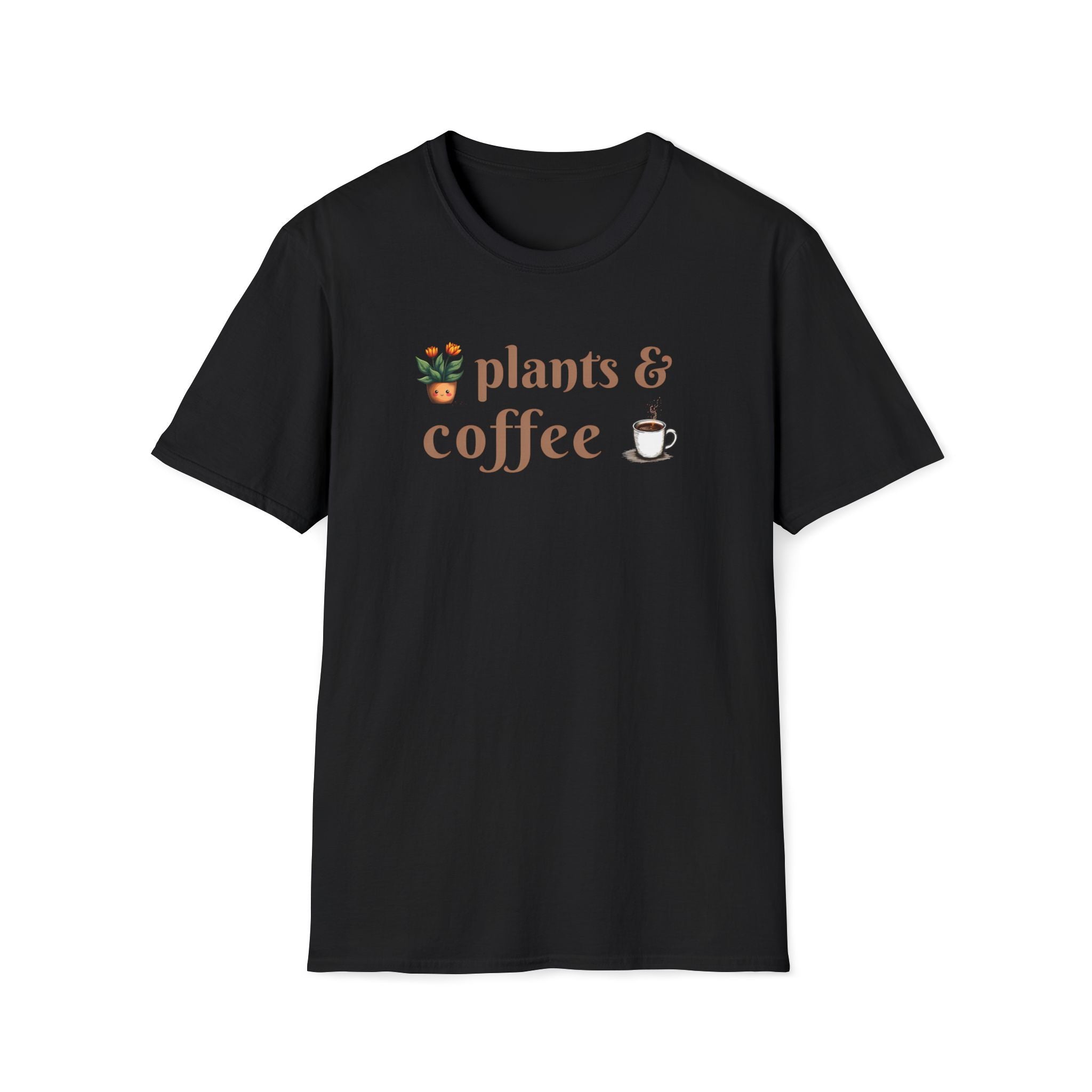 "Plants & Coffee" Graphic T-Shirt