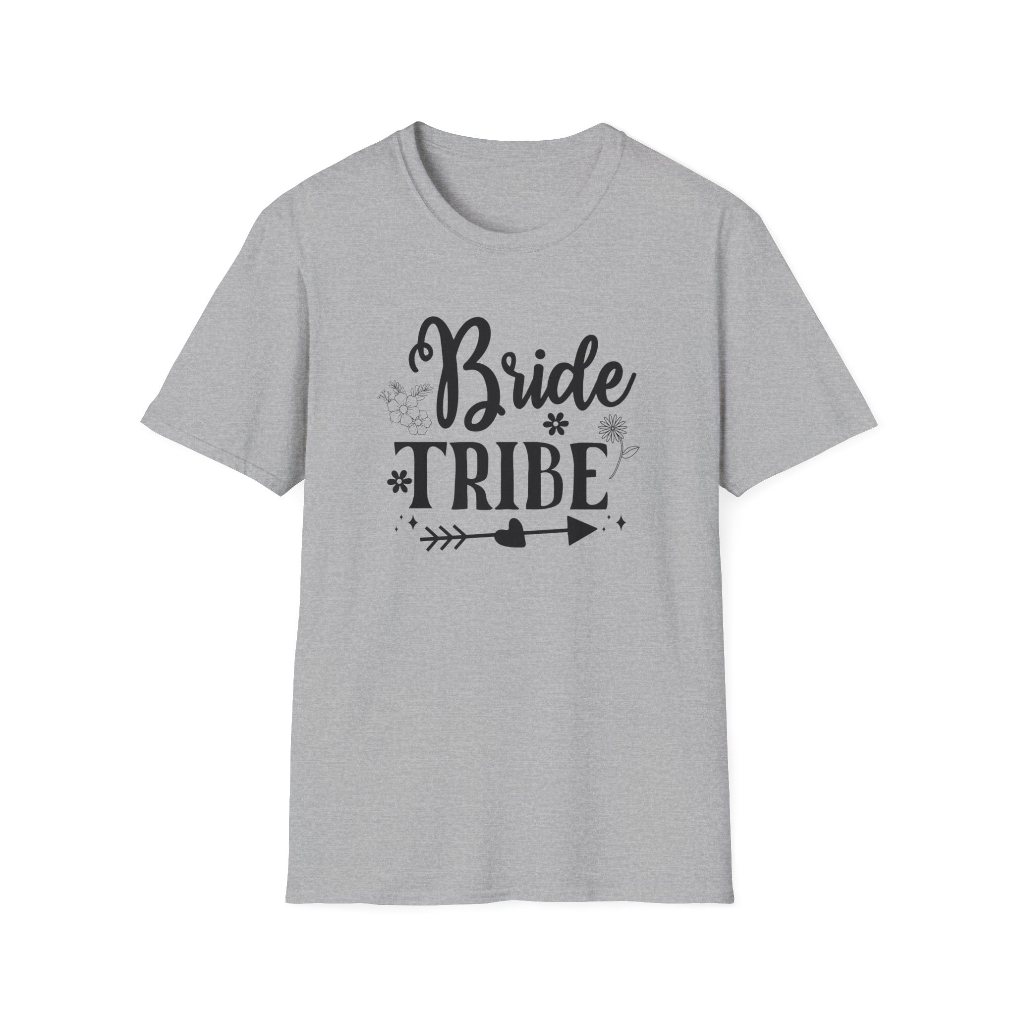 The "Bride Tribe" Rustic Floral Bachelorette T-Shirt