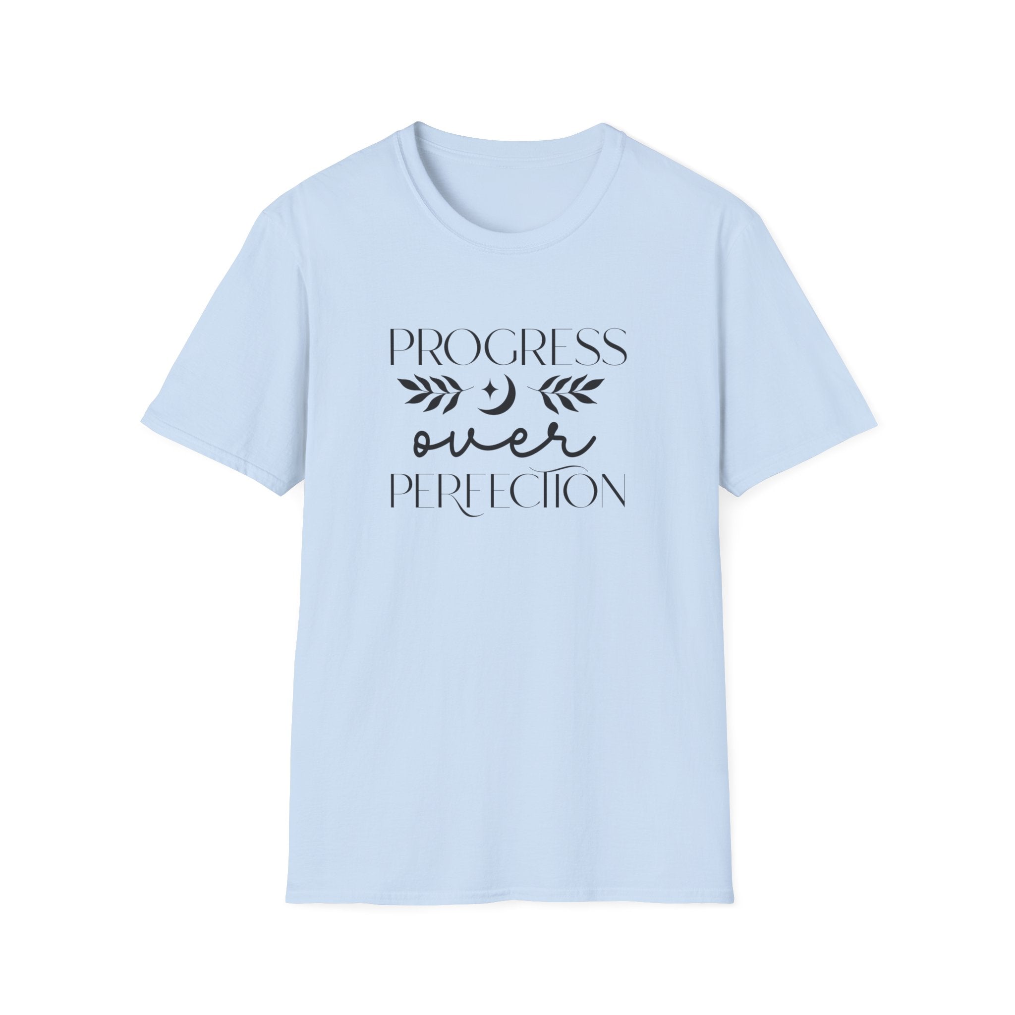 "Progress Over Perfection" Celestial Growth T-Shirt
