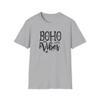 "Boho Vibes" Playful Typography T-Shirt