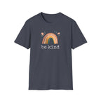 "Be Kind" Earthy Boho Rainbow T-Shirt