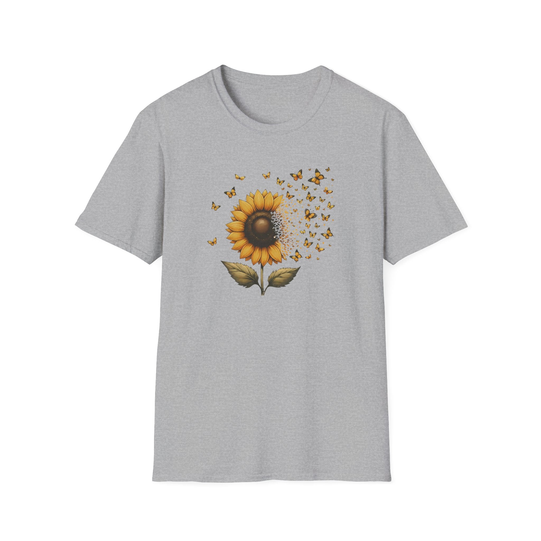 Sunflower Butterfly Transformation T-Shirt