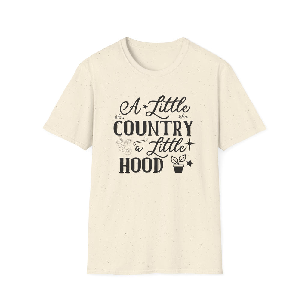 "A Little Country, A Little Hood" Sassy Western T-Shirt