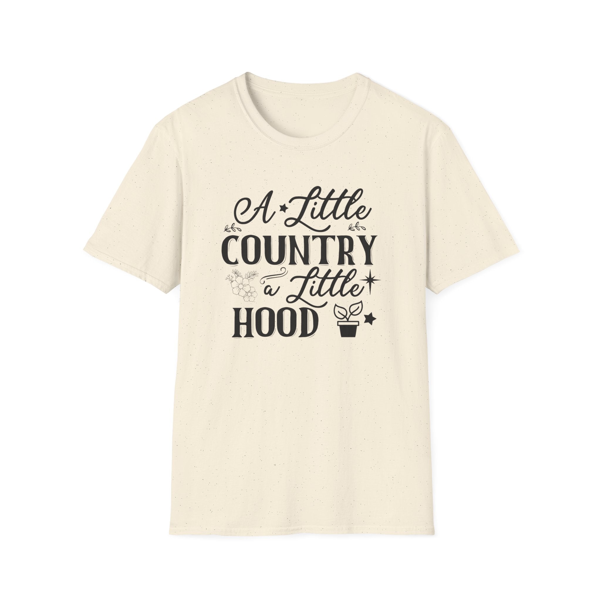 "A Little Country, A Little Hood" Sassy Western T-Shirt