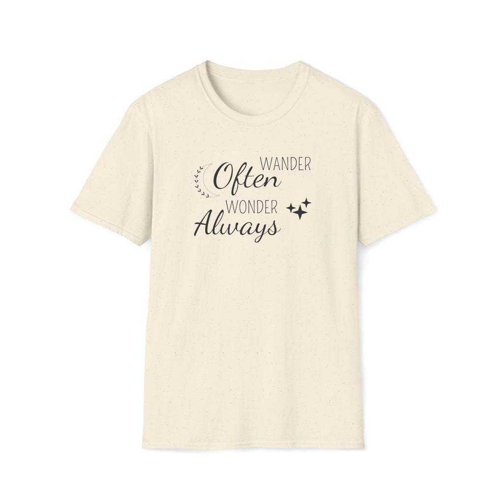 Wander Often Wonder Always Boho T-Shirt