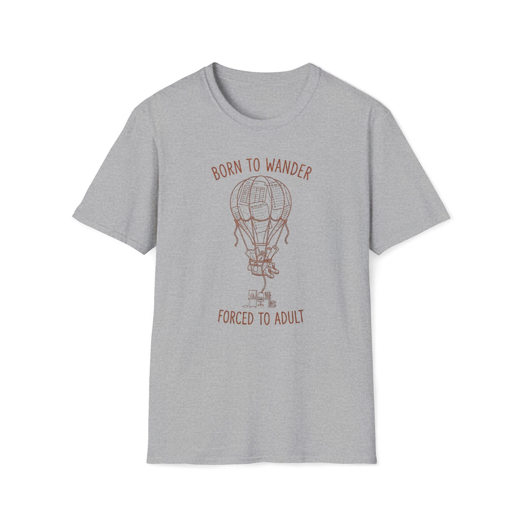 "Wanderlust & Work-Life Balance" Graphic T-Shirt