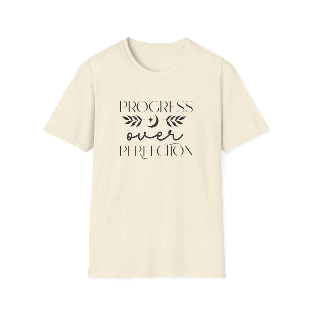"Progress Over Perfection" Celestial Growth T-Shirt