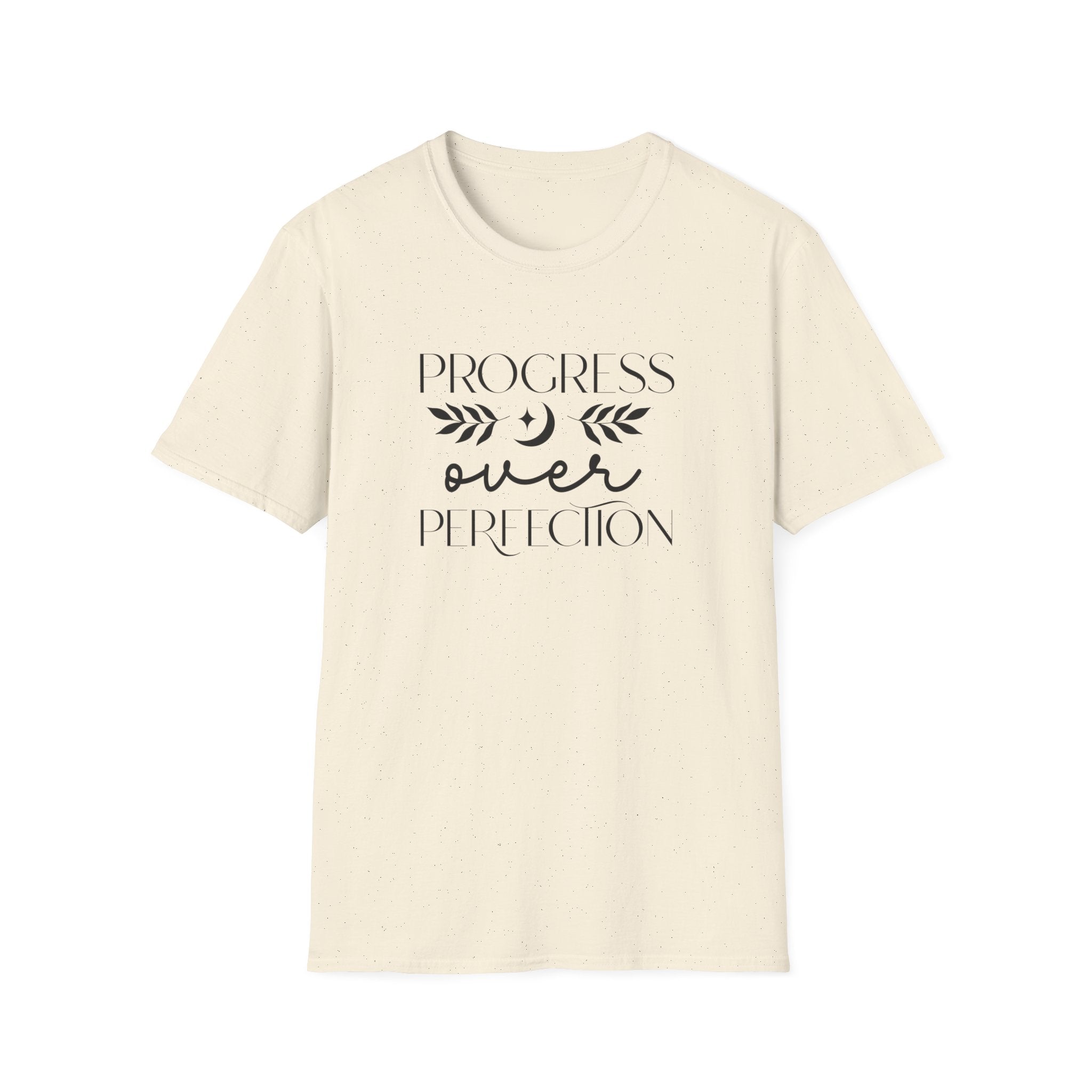 "Progress Over Perfection" Celestial Growth T-Shirt
