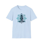 "Serene Lotus" Teal Mandala T-Shirt