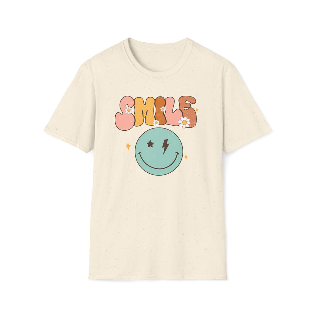 Retro Smile Graphic T-Shirt