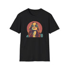 The "Sunset Muse" Retro Portrait T-Shirt