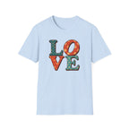 Retro Patchwork "LOVE" T-Shirt