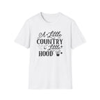 "A Little Country, A Little Hood" Sassy Western T-Shirt