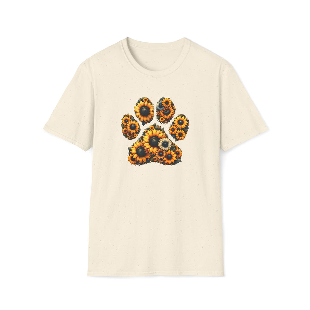 Sunflower Paw Print T-Shirt