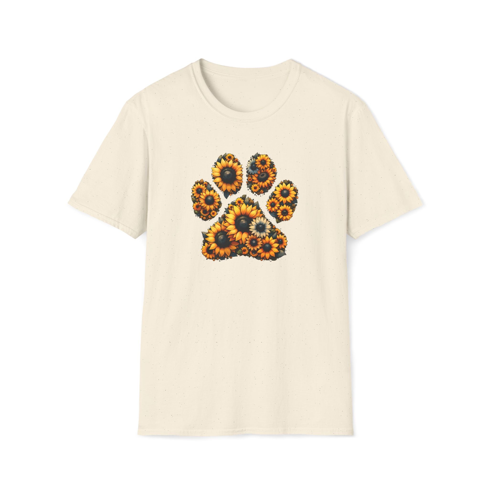 Sunflower Paw Print T-Shirt