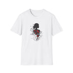 The "Blooming Silhouette" Dark Romantic Rose T-Shirt