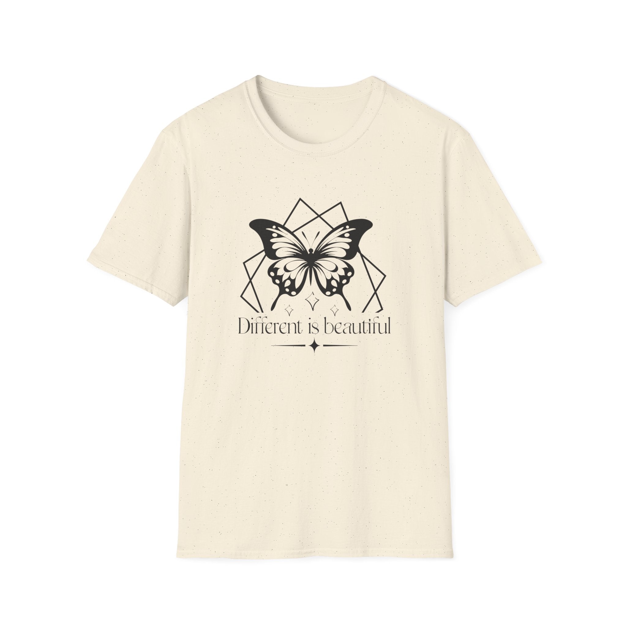 "Different is Beautiful" Geometric Butterfly T-Shirt