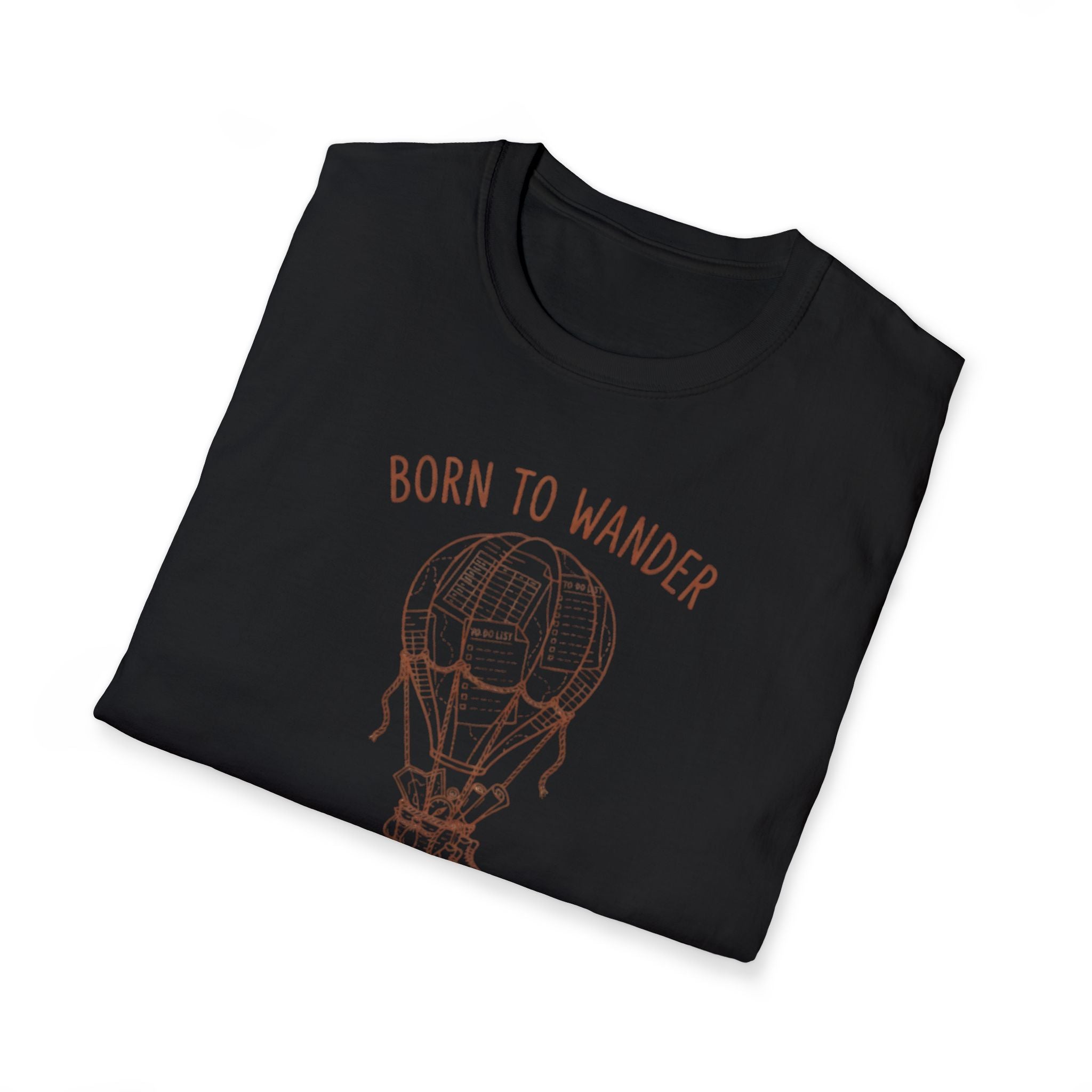 "Wanderlust & Work-Life Balance" Graphic T-Shirt
