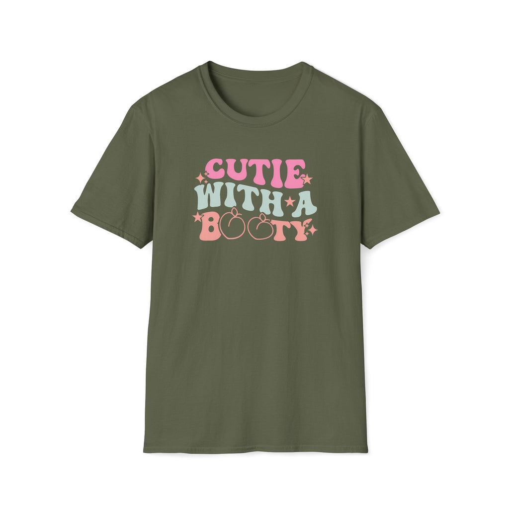Cutie With A Booty Retro Boho T-Shirt