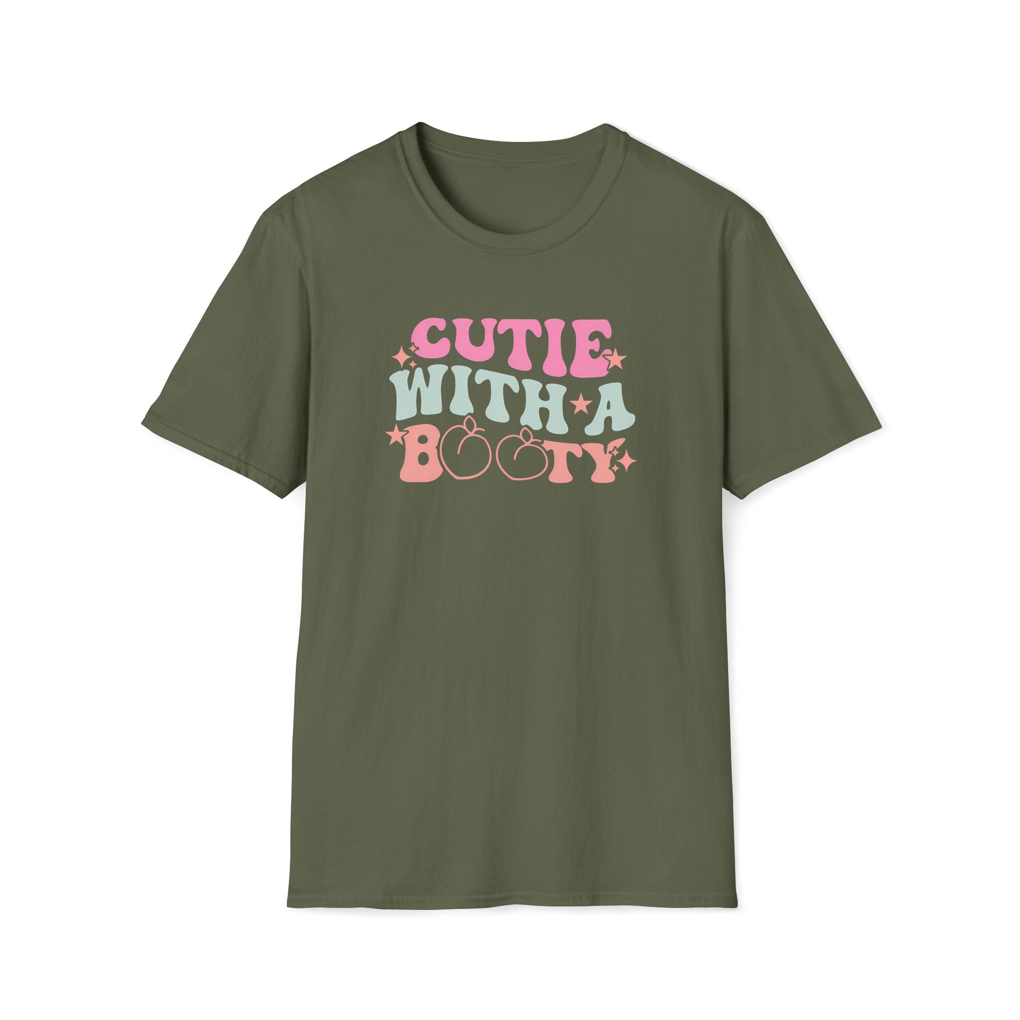 Cutie With A Booty Retro Boho T-Shirt