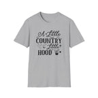 "A Little Country, A Little Hood" Sassy Western T-Shirt