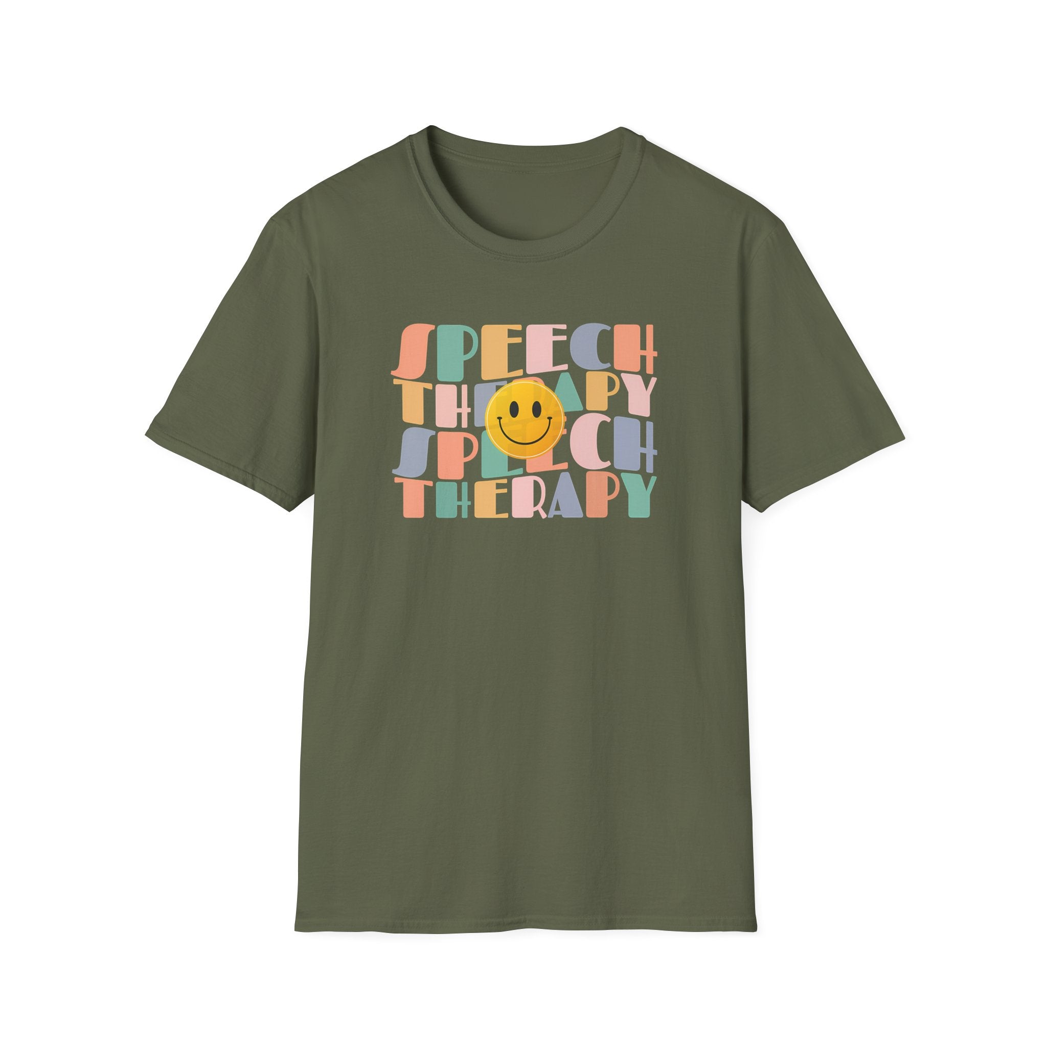 "Happy Speech" Retro Groovy T-Shirt