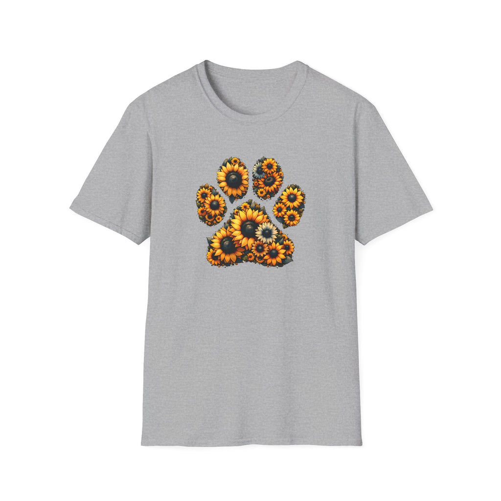 Sunflower Paw Print T-Shirt