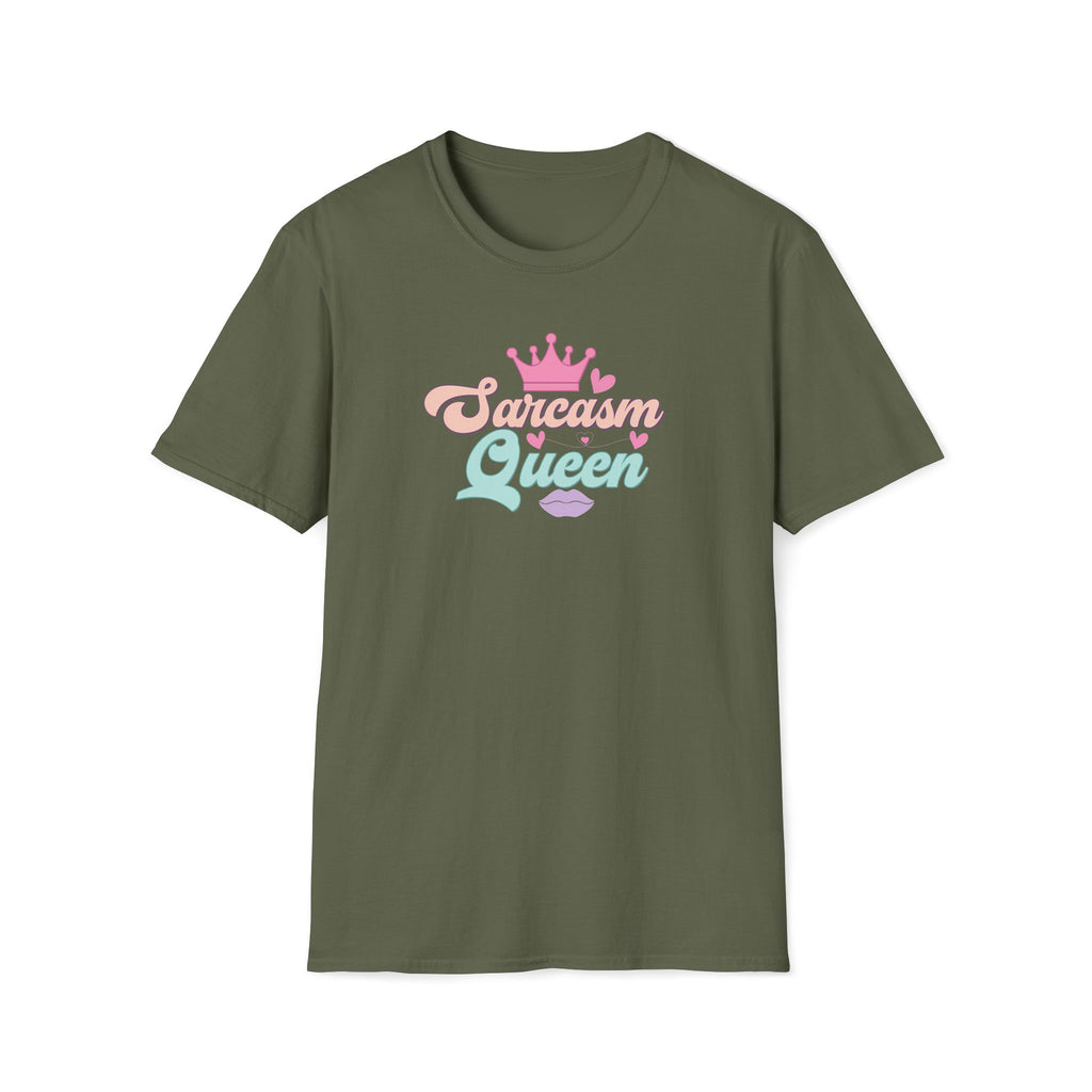 Sarcasm Queen Retro Graphic T-Shirt