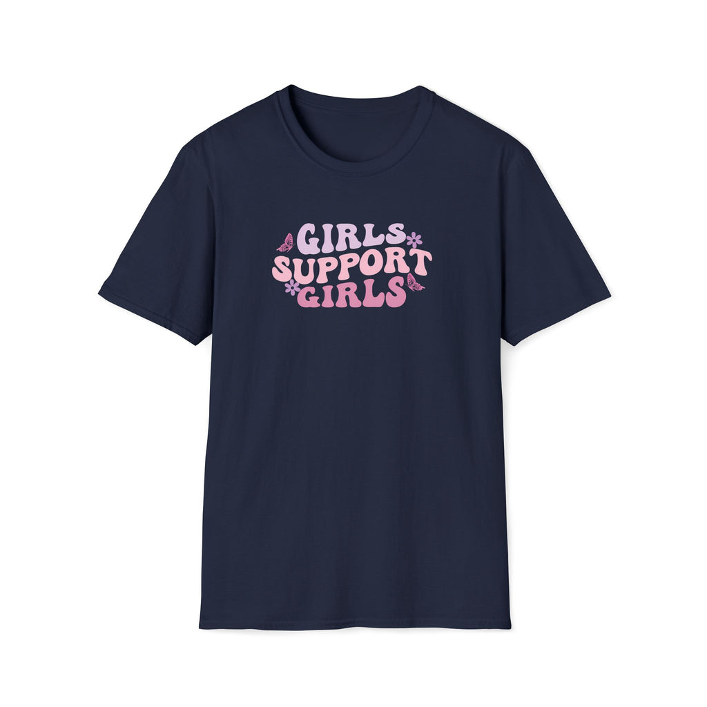Girls Support Girls Retro Boho T-Shirt