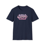 Girls Support Girls Retro Boho T-Shirt
