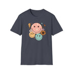 Electric Smiley Face Graphic T-Shirt