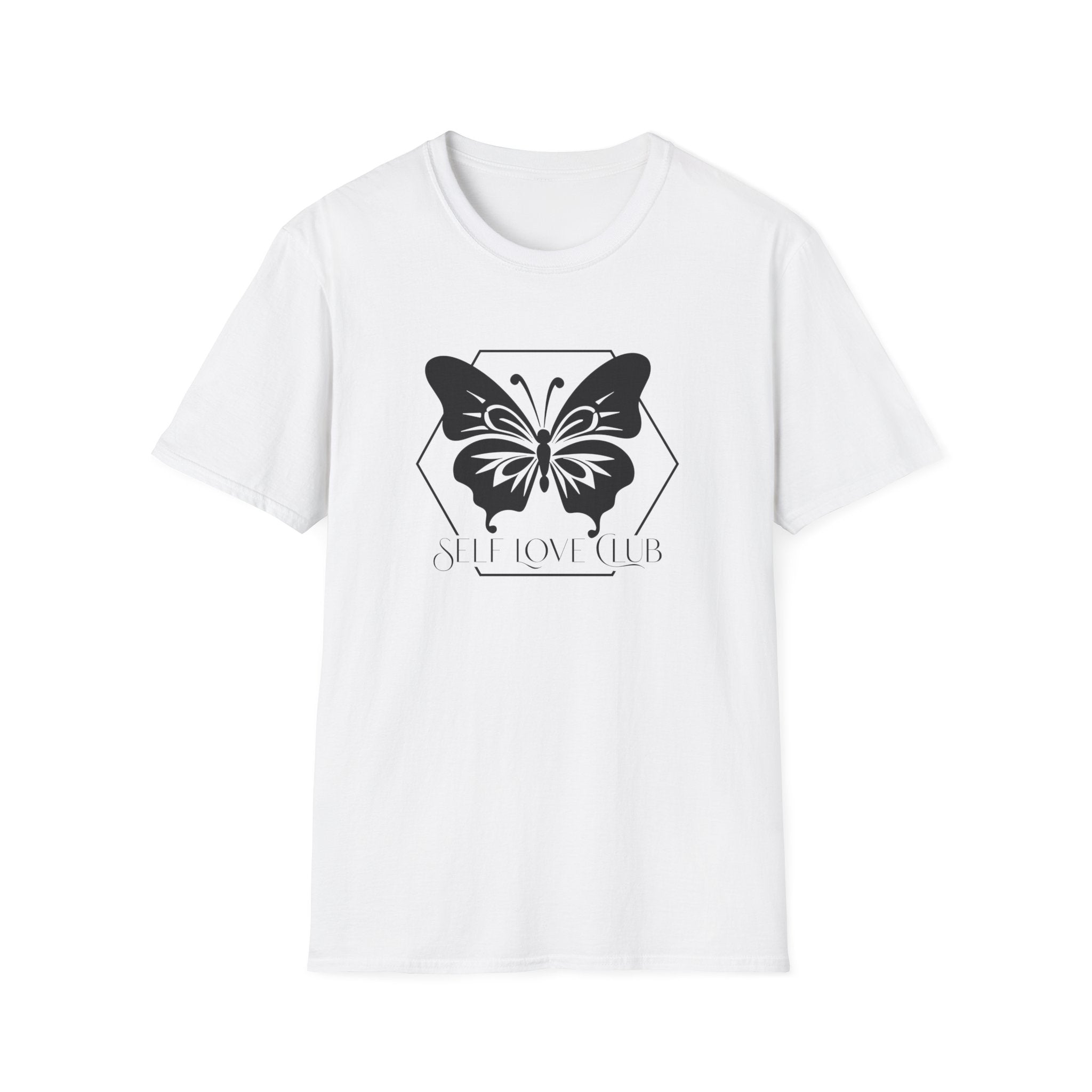 "Self Love Club" Geometric Butterfly T-Shirt